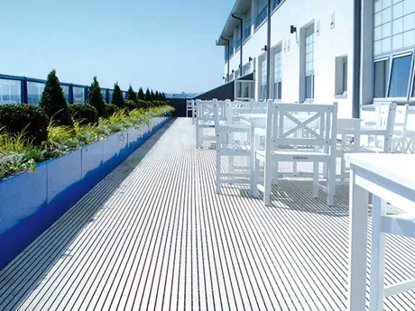 Pavimento della piattaforma dell'edificio