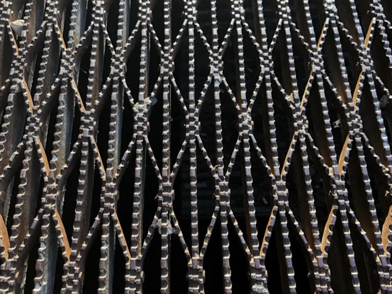 Grating in acciaio rivettato