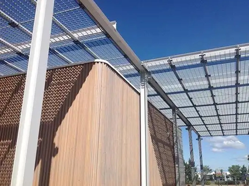 Grigliato Pressato Bloccato Applicabile per Edifici con Tendalino Solare