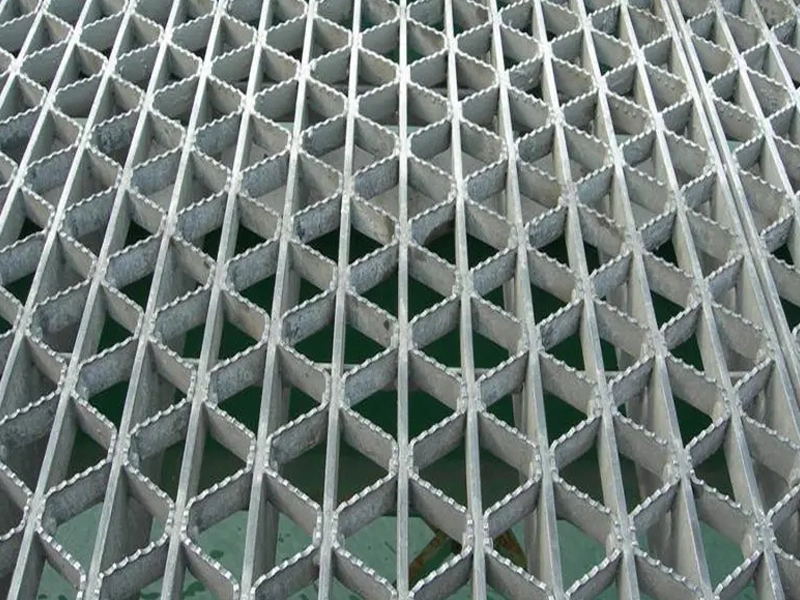 Grigliato in acciaio rivettato